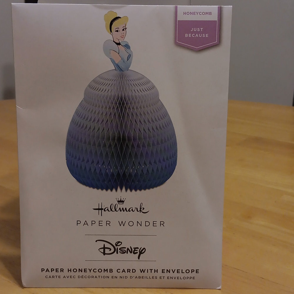 Hallmark x Disney NWT Paper Honeycomb Card w Envelope Choice of Princess 👸 - Picture 8 of 9